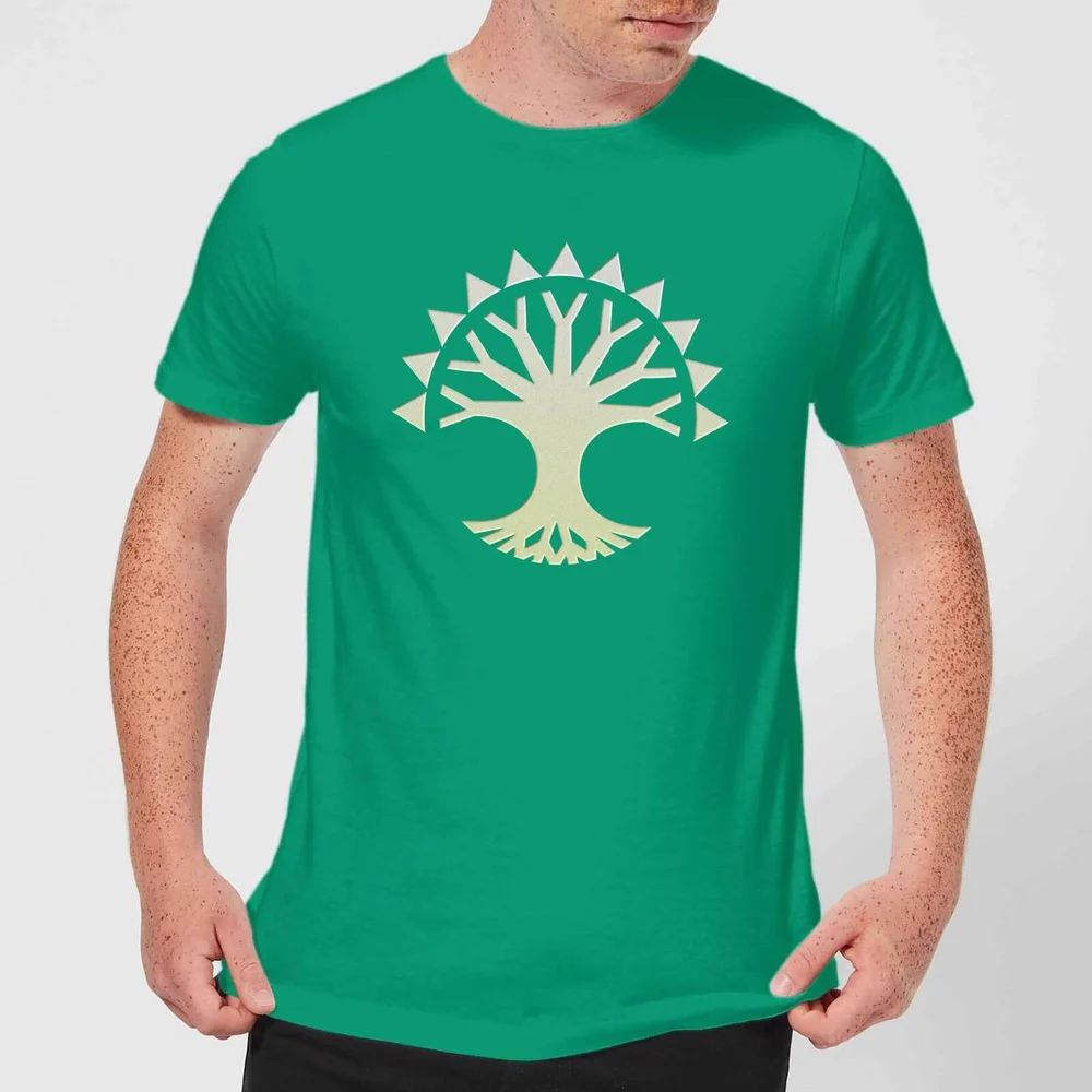 Magic The Gathering Selesnya Symbol T-Shirt - Groen - S - Kelly Green Afbeelding 1