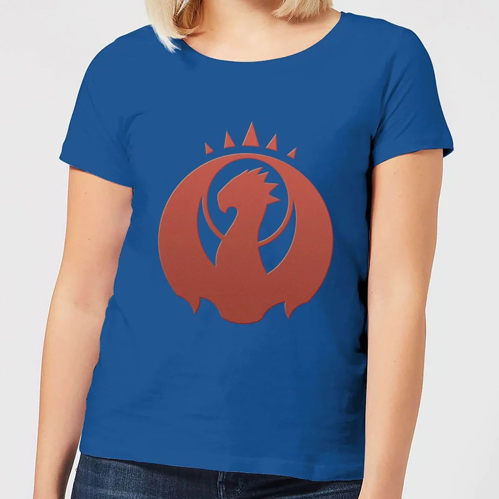 Magic The Gathering Izzet Symbol Dames T-Shirt - Blauw - S - Royal Blue Afbeelding 1