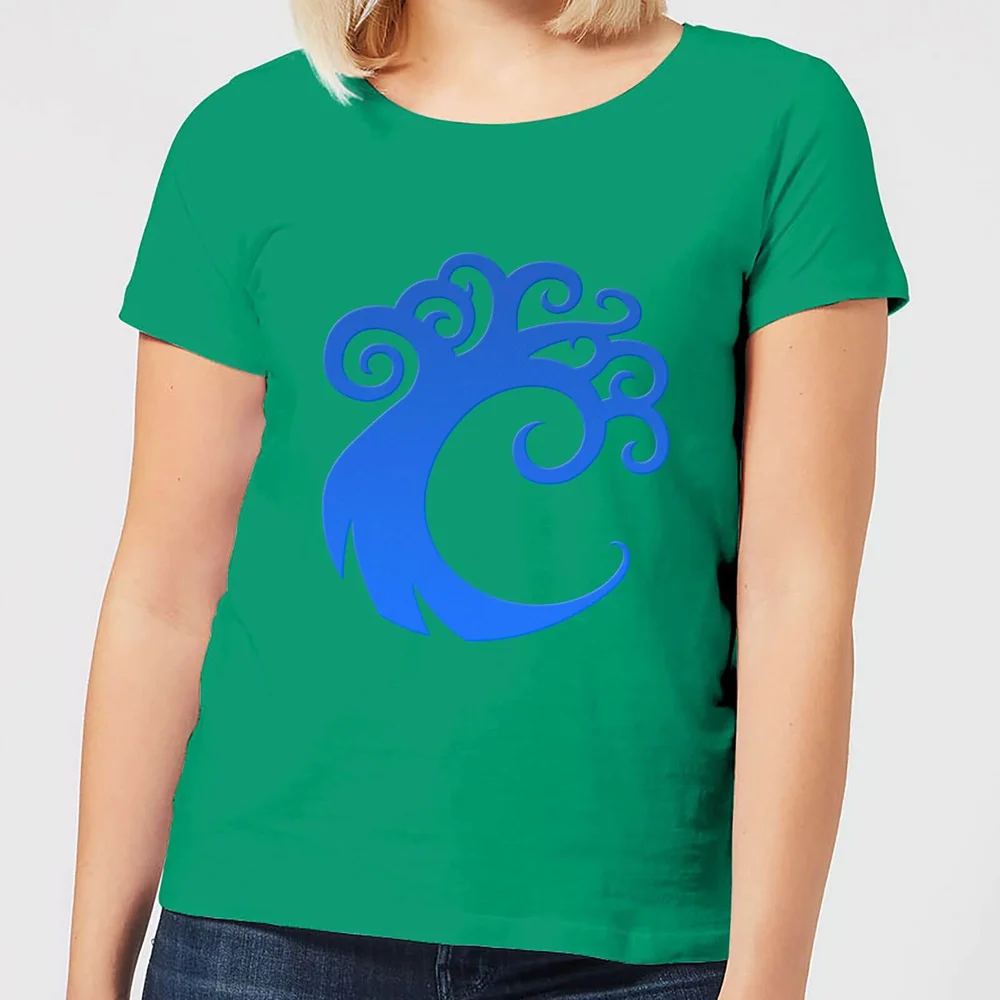 Magic The Gathering Simic Symbol Dames T-Shirt - Groen - S - Kelly Green Afbeelding 1