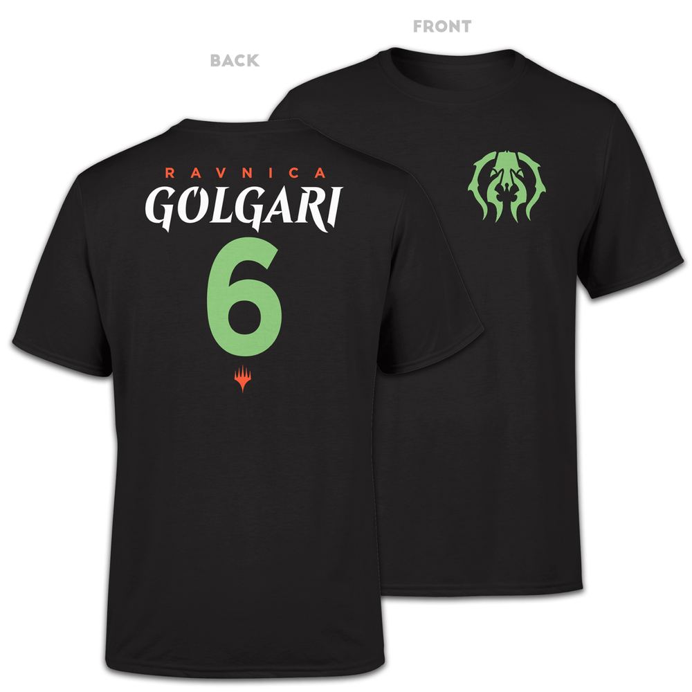 Magic The Gathering Golgari Sports T-Shirt - Zwart - S - Zwart Afbeelding 1