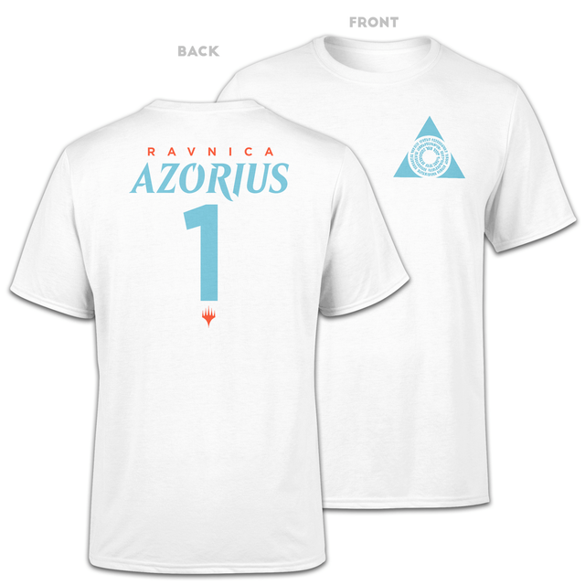 Magic The Gathering Azorius Sports T-Shirt - Wit