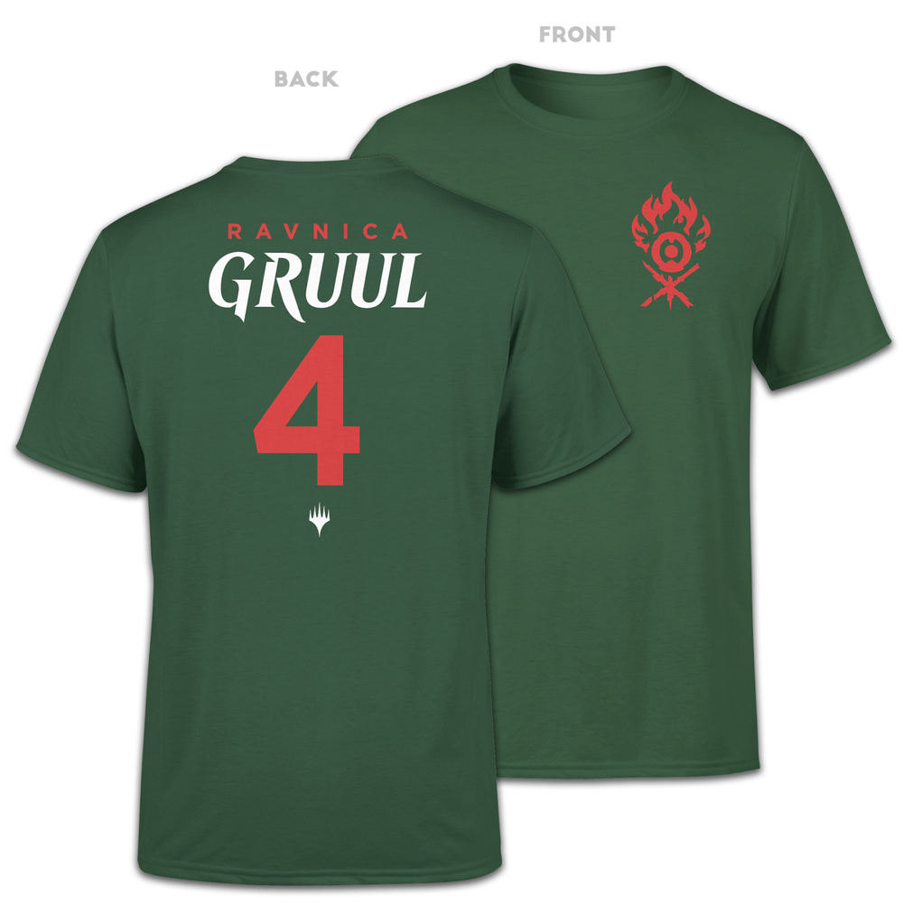 Magic The Gathering Gruul Sports T-Shirt - Donkergroen - S Afbeelding 1