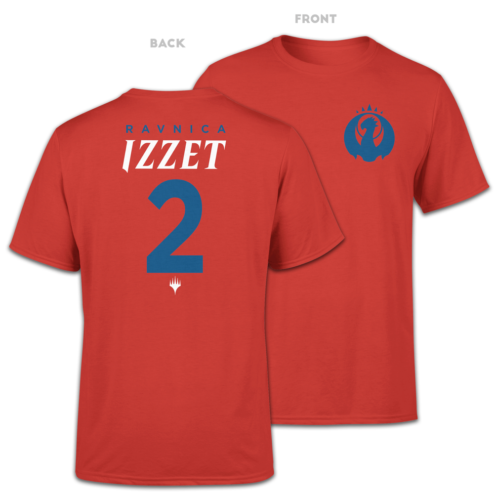 Magic The Gathering Izzet Sports T-Shirt - Rood - S Afbeelding 1