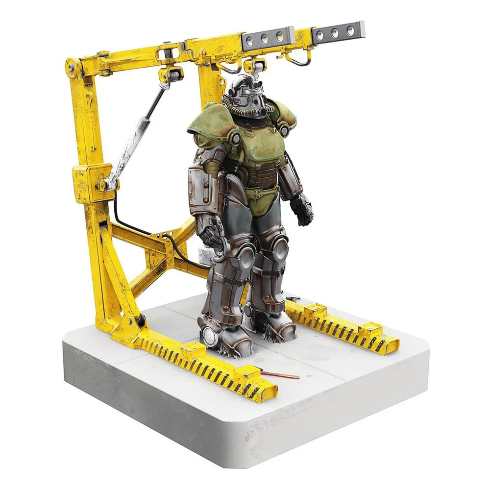 Power Factory Fallout T-51 Power Armor and Cradle 4 Port USB Hub 28cm Afbeelding 1