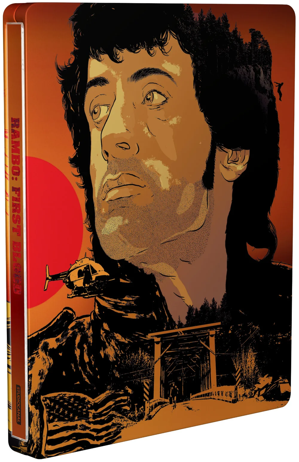 Rambo: First Blood - Zavvi exclusief (Blu-Ray & 4K Ultra HD) - Steelbook Afbeelding 1
