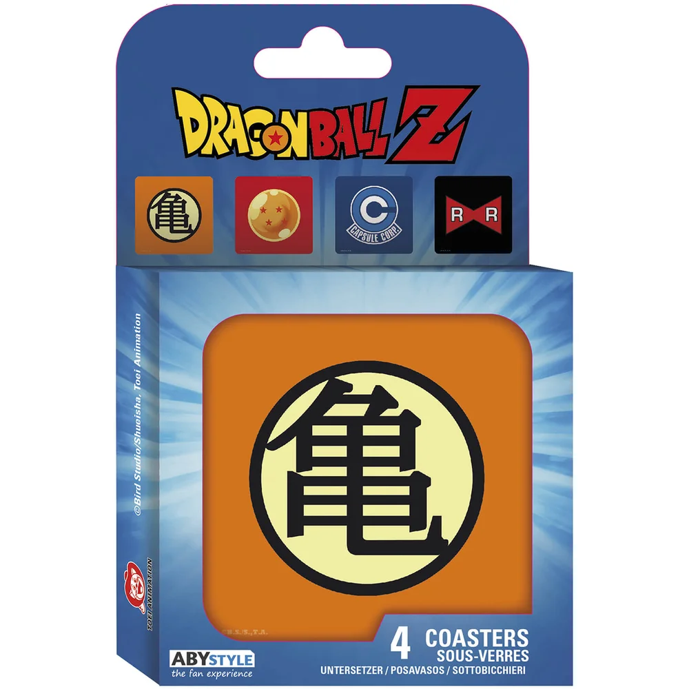 Dragon Ball Set of 4 Coasters (Symbols) Afbeelding 1