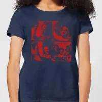Chucky Family Photo Dames T-shirt - Navy - undefined undefined