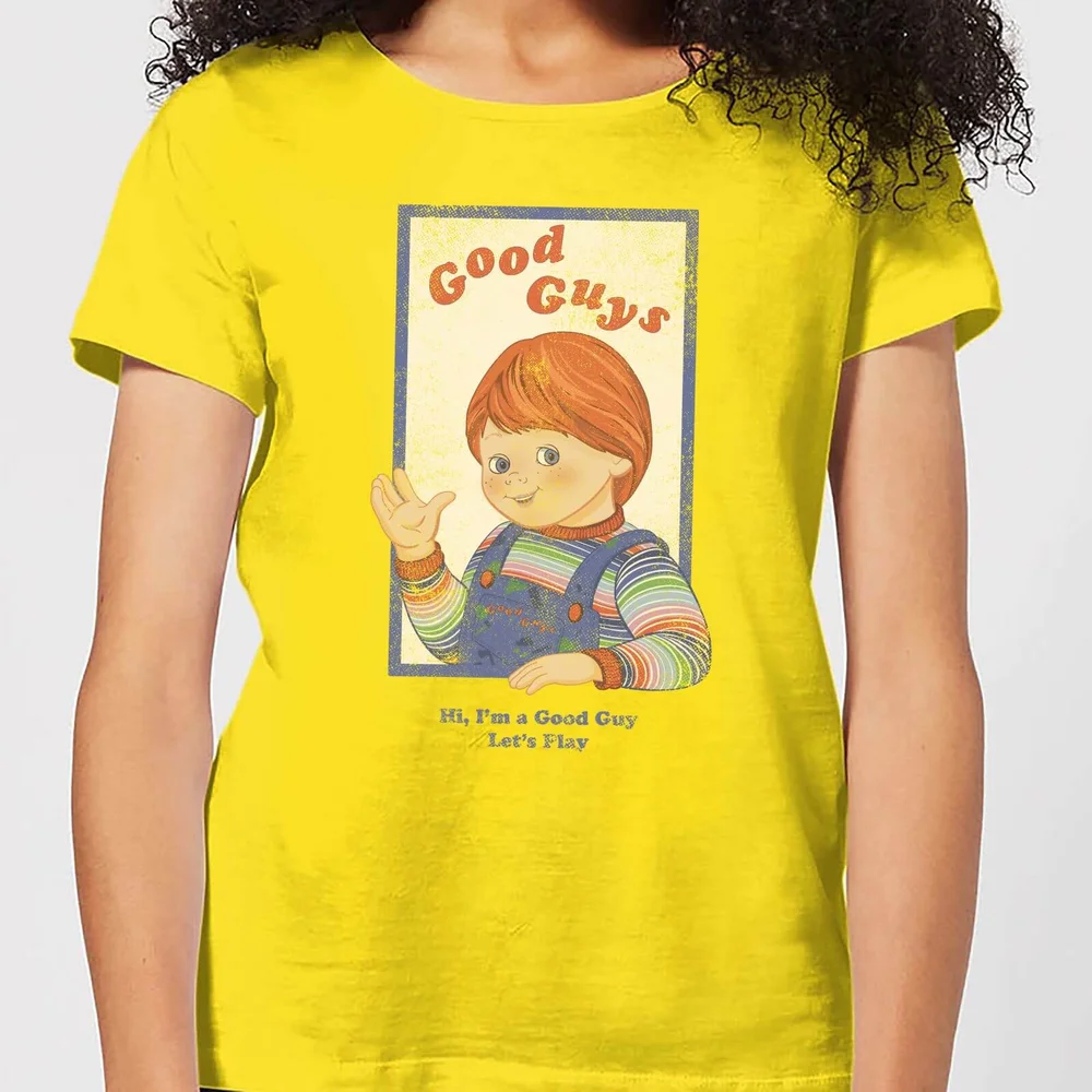 Chucky Good Guys Retro Dames T-shirt - Geel - S Afbeelding 1