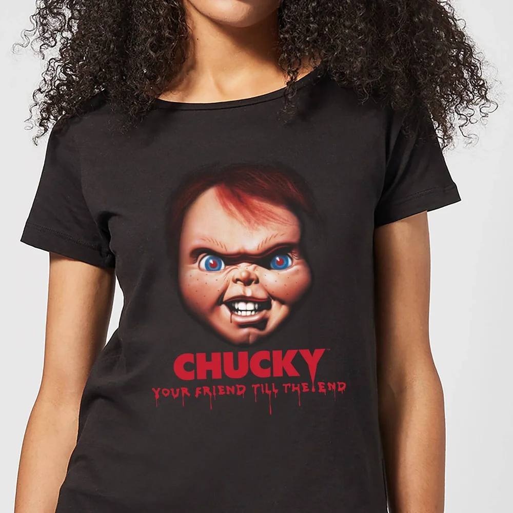 Chucky Friends Till The End Dames T-shirt - Zwart - S Afbeelding 1