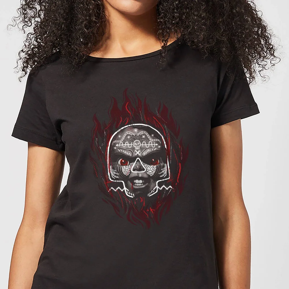 Chucky Voodoo Dames T-shirt - Zwart - S Afbeelding 1