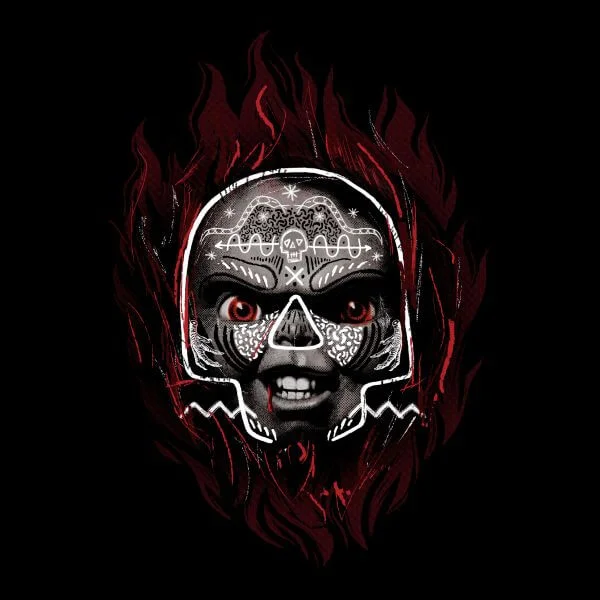 Chucky Voodoo Dames T-shirt - Zwart