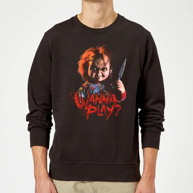 Chucky Wanna Play? trui - Zwart