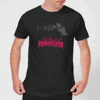 Universal Monsters Bride Of Frankenstein Greyscale T-shirt - Zwart - undefined undefined