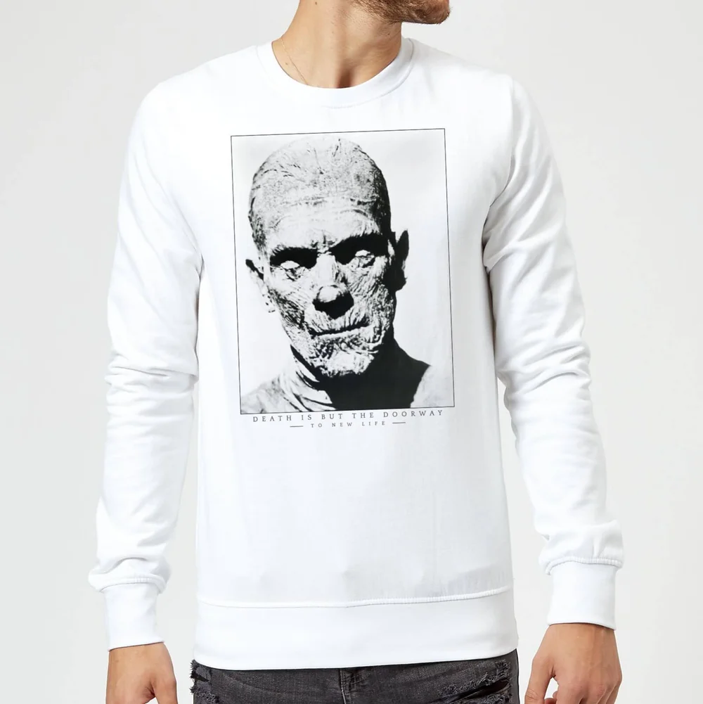 Universal Monsters The Mummy Portrait Trui - Wit - S Afbeelding 1