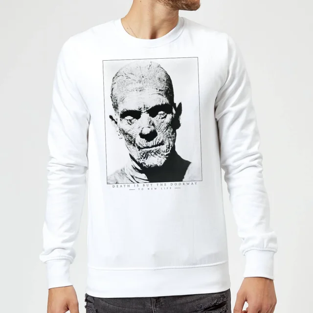 Universal Monsters The Mummy Portrait Trui - Wit