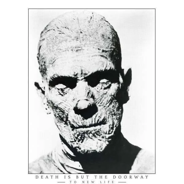 Universal Monsters The Mummy Portrait Trui - Wit