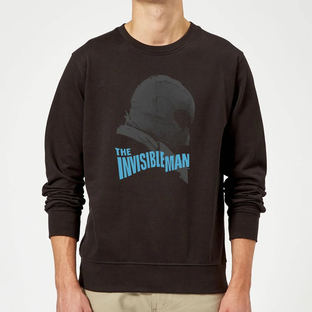 Universal Monsters The Invisible Man Greyscale Trui - Zwart - S Afbeelding 1