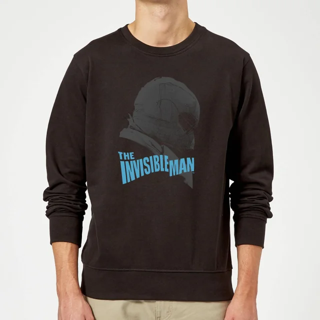 Universal Monsters The Invisible Man Greyscale Trui - Zwart