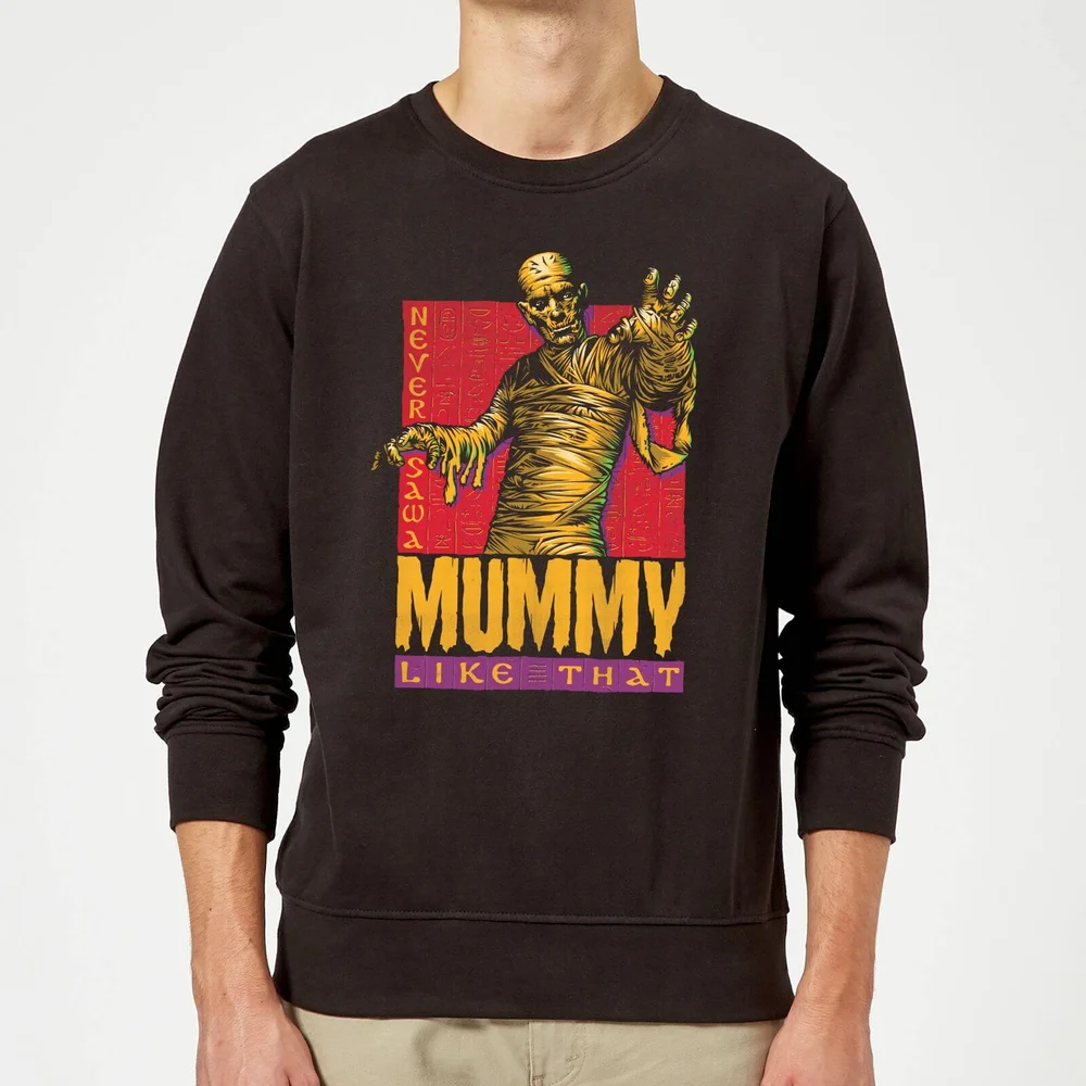 Universal Monsters The Mummy Retro Trui - Zwart - S Afbeelding 1