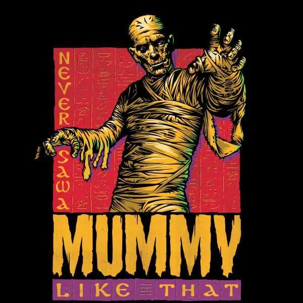 Universal Monsters The Mummy Retro Trui - Zwart