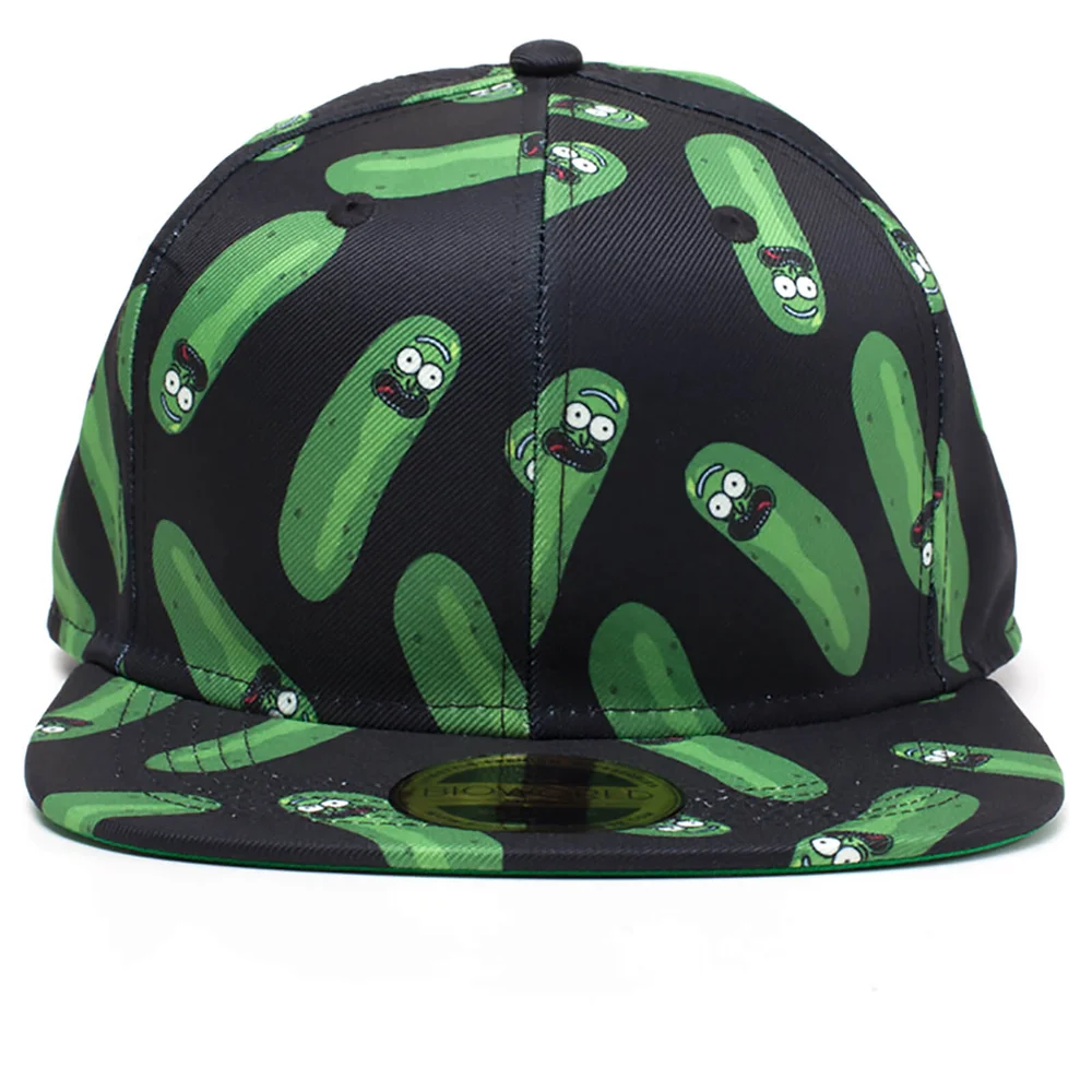 Rick and Morty Pickle Rick Snapback - Black Afbeelding 1