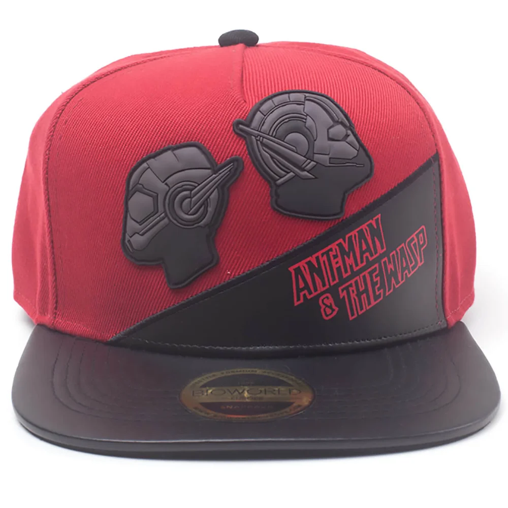 Marvel Ant-Man and the Wasp Men's Rubber Patch PU Novelty Snapback Cap - Red Afbeelding 1