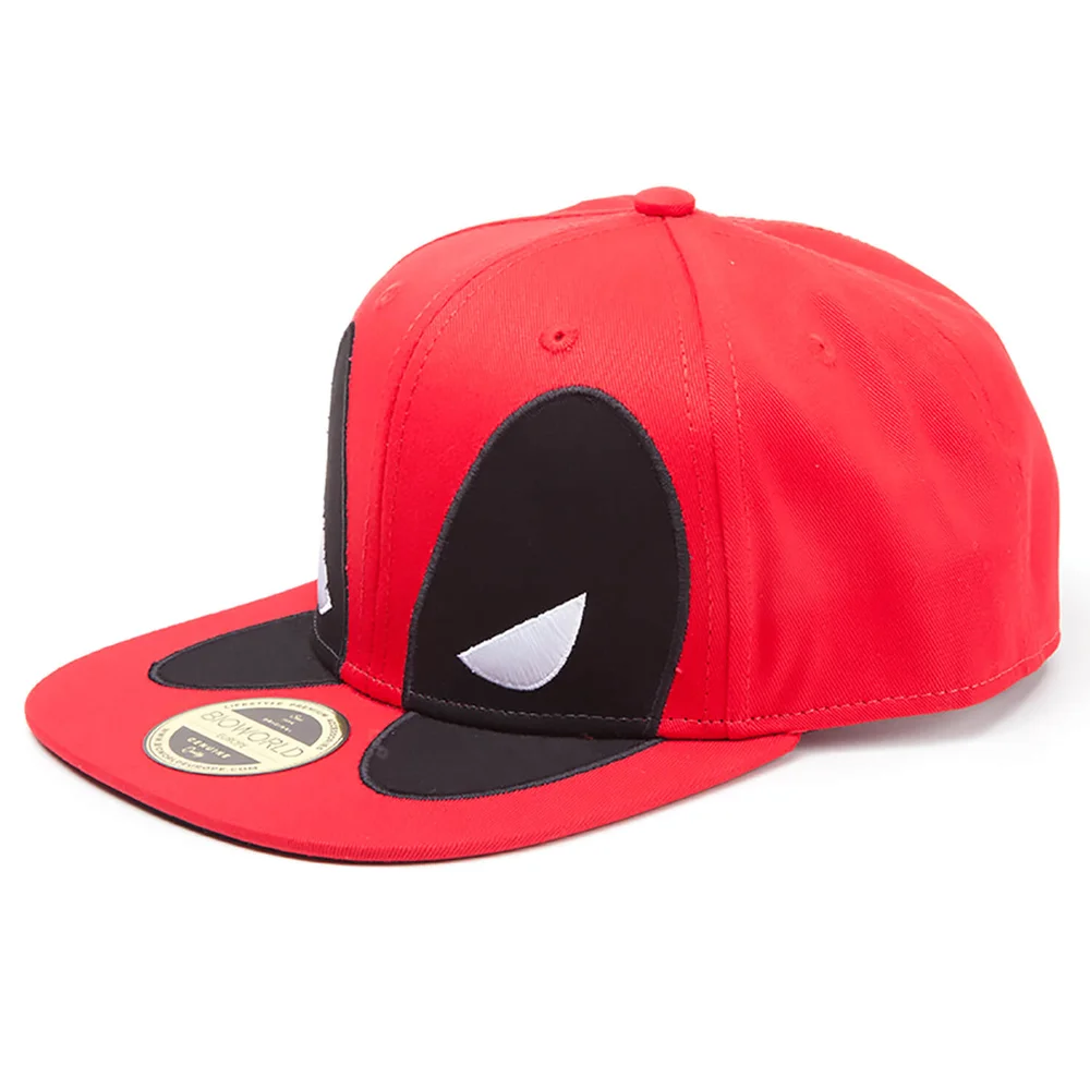 Marvel Deadpool Men's Big Face Snapback - Red Afbeelding 1