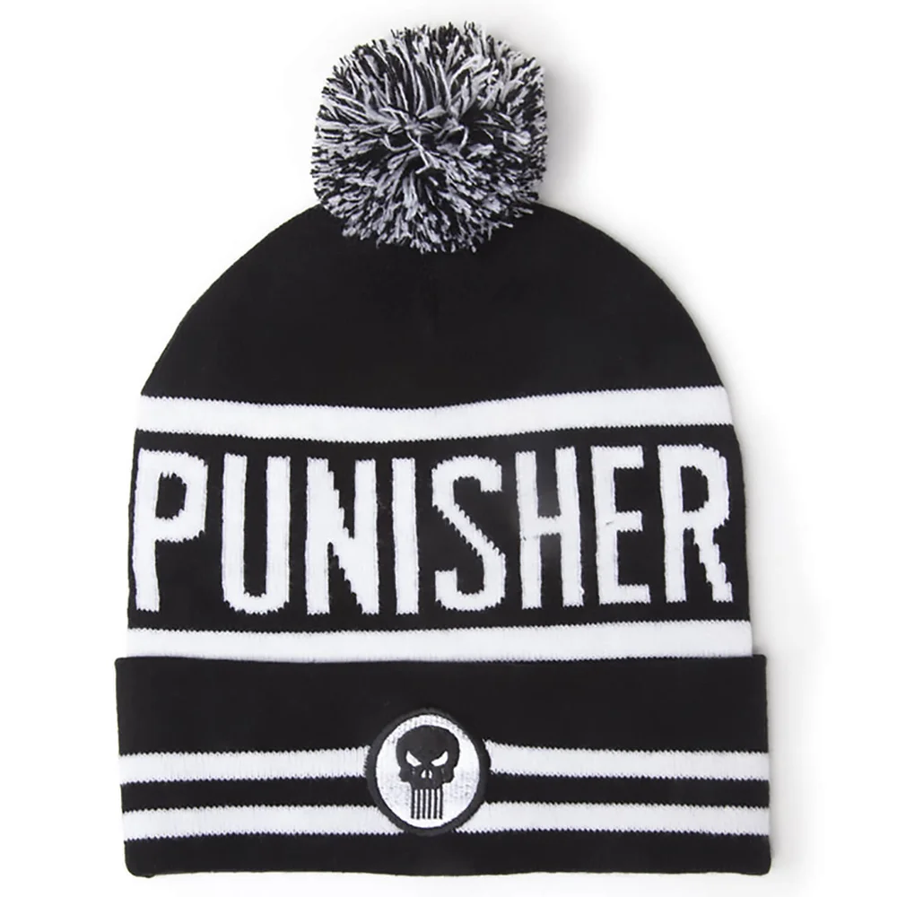 Marvel Punisher Men's Beanie Hat - Black Afbeelding 1