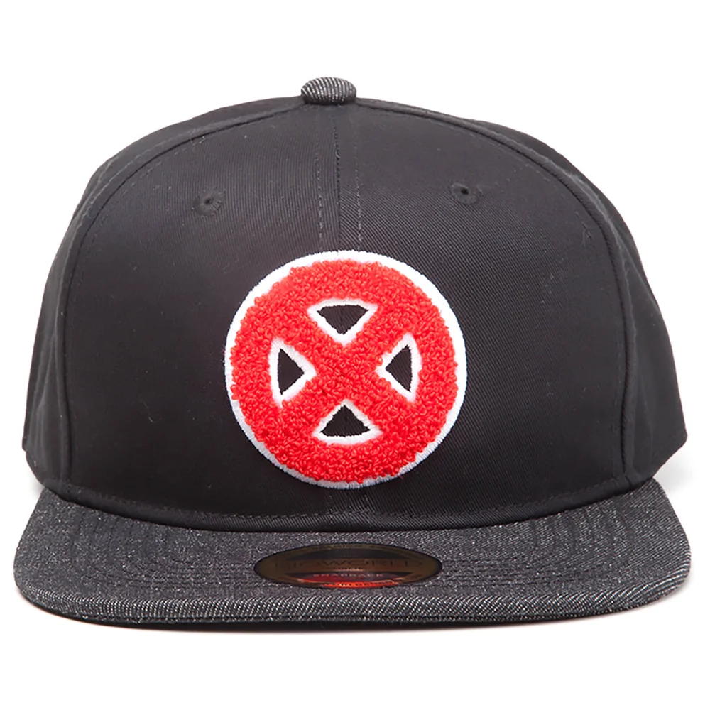 Marvel X-Men Men's Big X Logo Snapback Cap - Black Afbeelding 1
