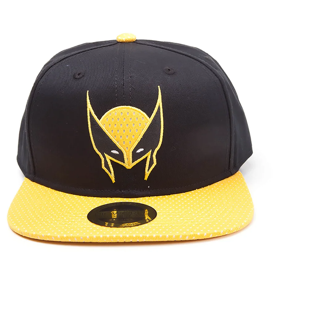 Marvel X-Men Men's Wolverine Mask Snapback Cap - Black Afbeelding 1