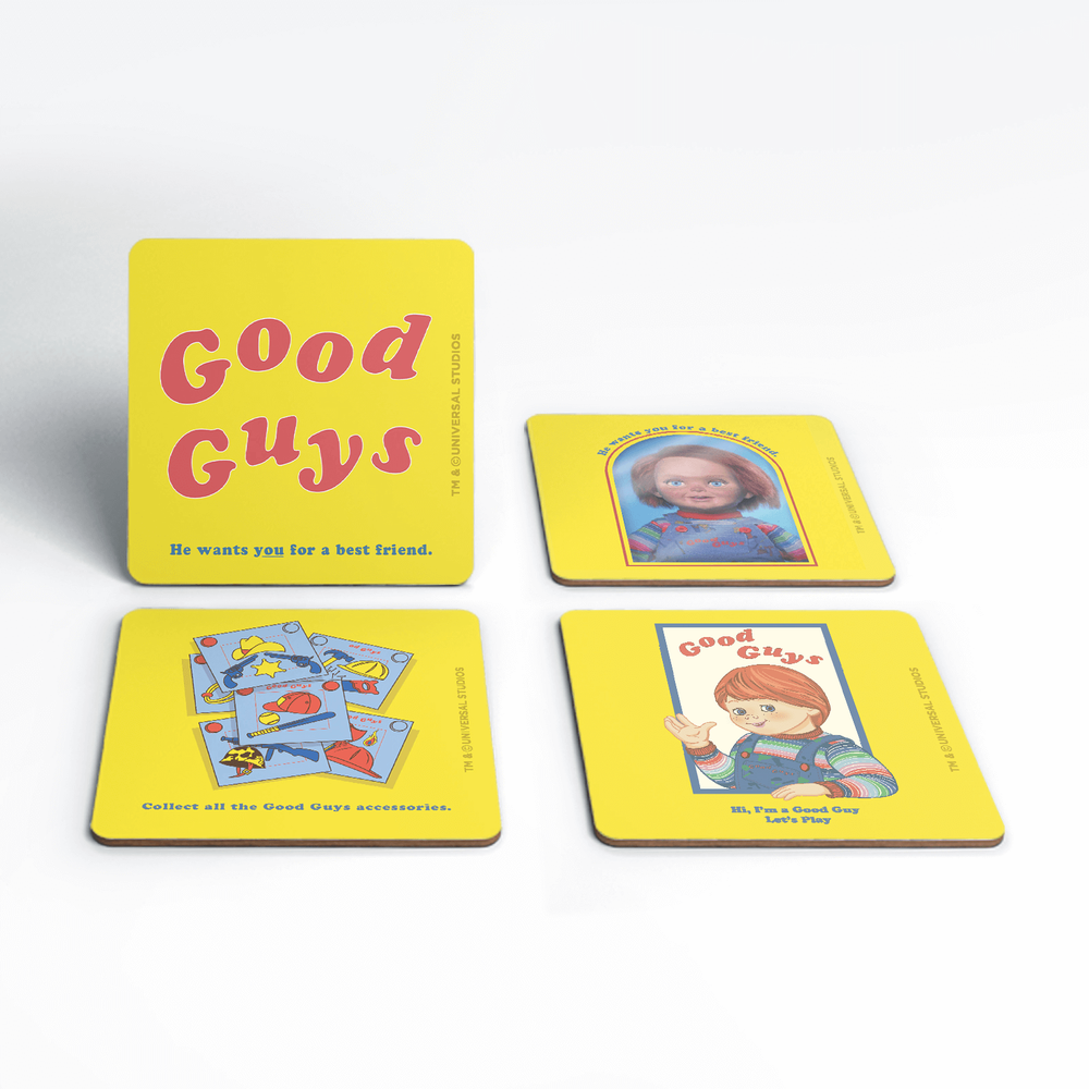 Chucky Good Guys Retro Coaster Set Afbeelding 1