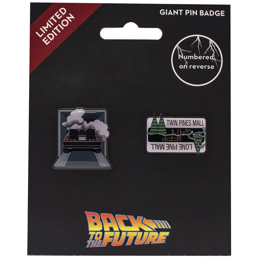 Back to the Future Limited Edition Pin Badge Set Afbeelding 1