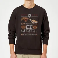 E.T. the Extra-Terrestrial Be Good Or No Presents Kersttrui - Zwart