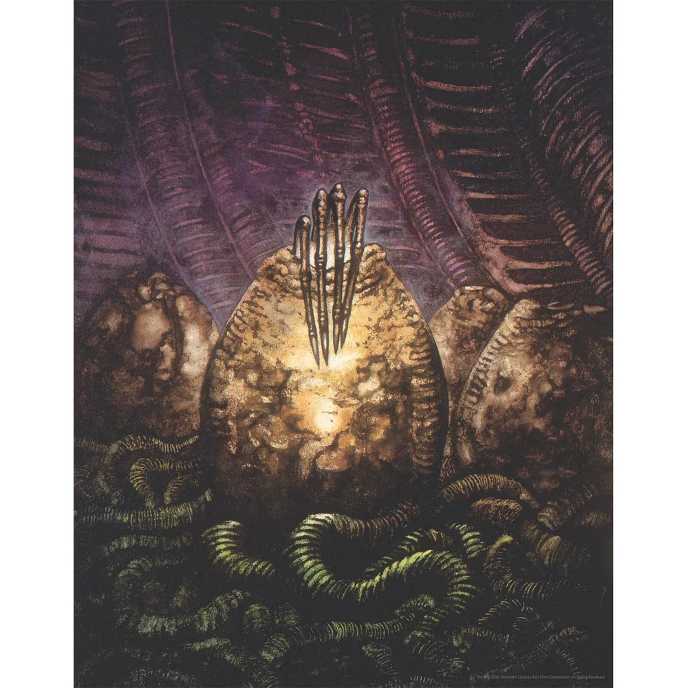 Alien Egg Limited Edition Art Print Afbeelding 1