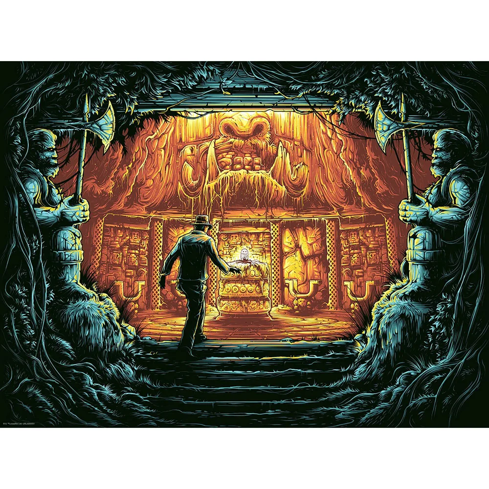 Indiana Jones "There is Nothing to Fear Here" Variant Silkscreen Print by Dan Mumford Afbeelding 1
