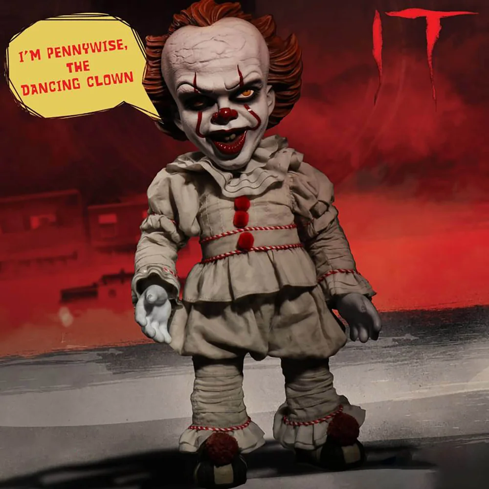 Mezco IT Pennywise Talking Mega-Scale 38 cm Doll Afbeelding 1