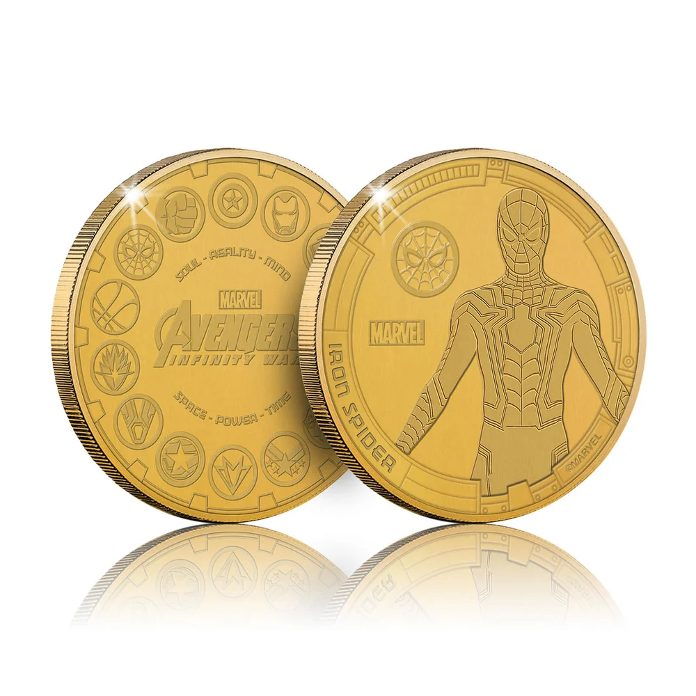 Marvel Infinity War-verzamelmunt: Iron Spider - Zavvi Exclusive (1000 stuks) Afbeelding 1