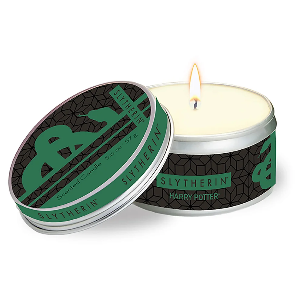 Harry Potter (Large) Scented Tin Candle - Slytherin Afbeelding 1