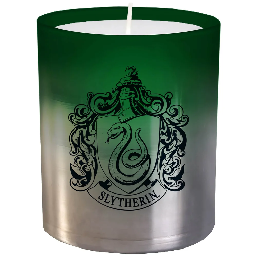 Harry Potter Large Glass Candle - Slytherin Afbeelding 1