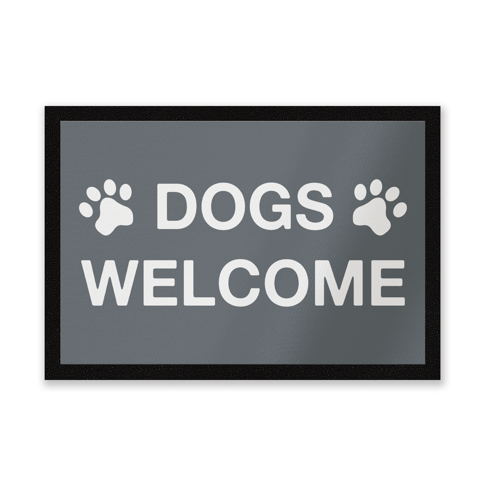 Dogs Welcome Entrance Mat Afbeelding 1