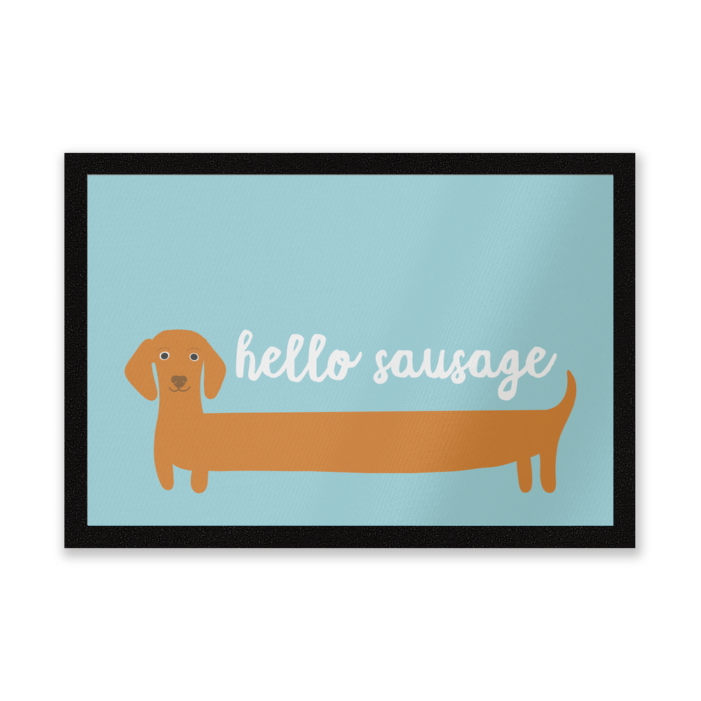 Hello Sausage Dachshund Entrance Mat Afbeelding 1