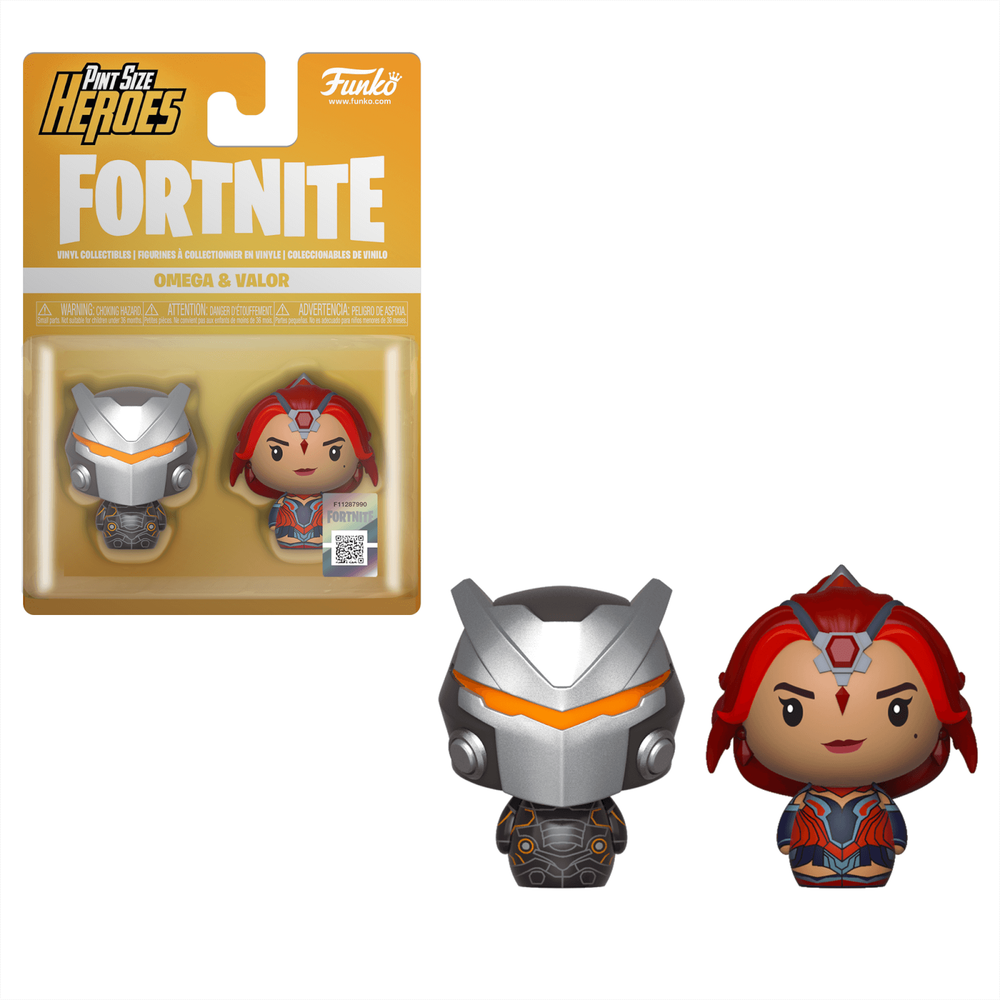 Funko Fortnite Pint Size Heroes Omega en Valor (2-pack) Afbeelding 1