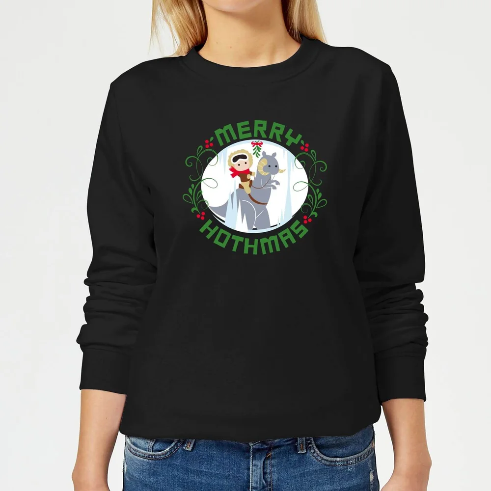 Star Wars Merry Hothmas Dames kersttrui - Zwart - XS Afbeelding 1