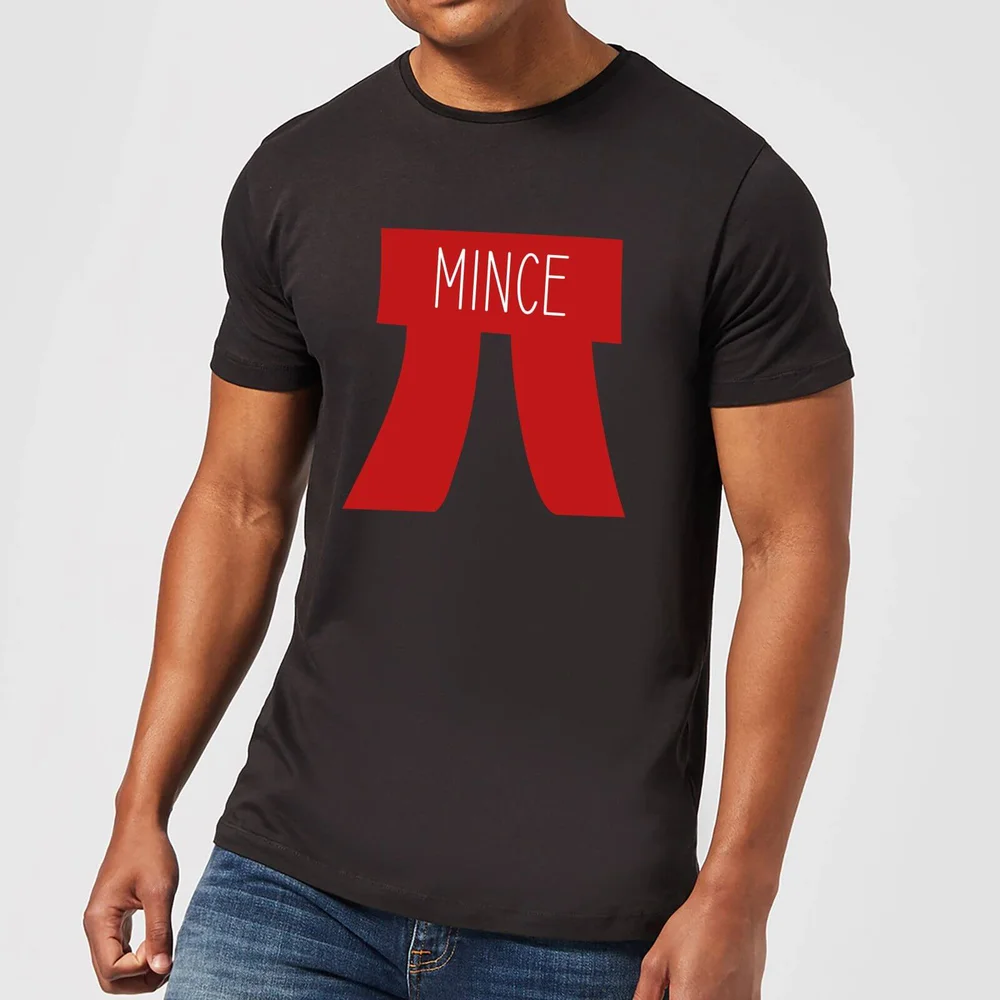 Mince Pi Men's Christmas T-Shirt - Black - S Afbeelding 1