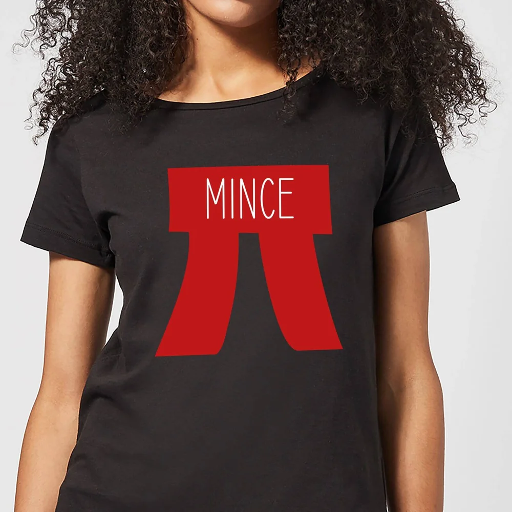Mince Pi Women's Christmas T-Shirt - Black - 3XL Afbeelding 1