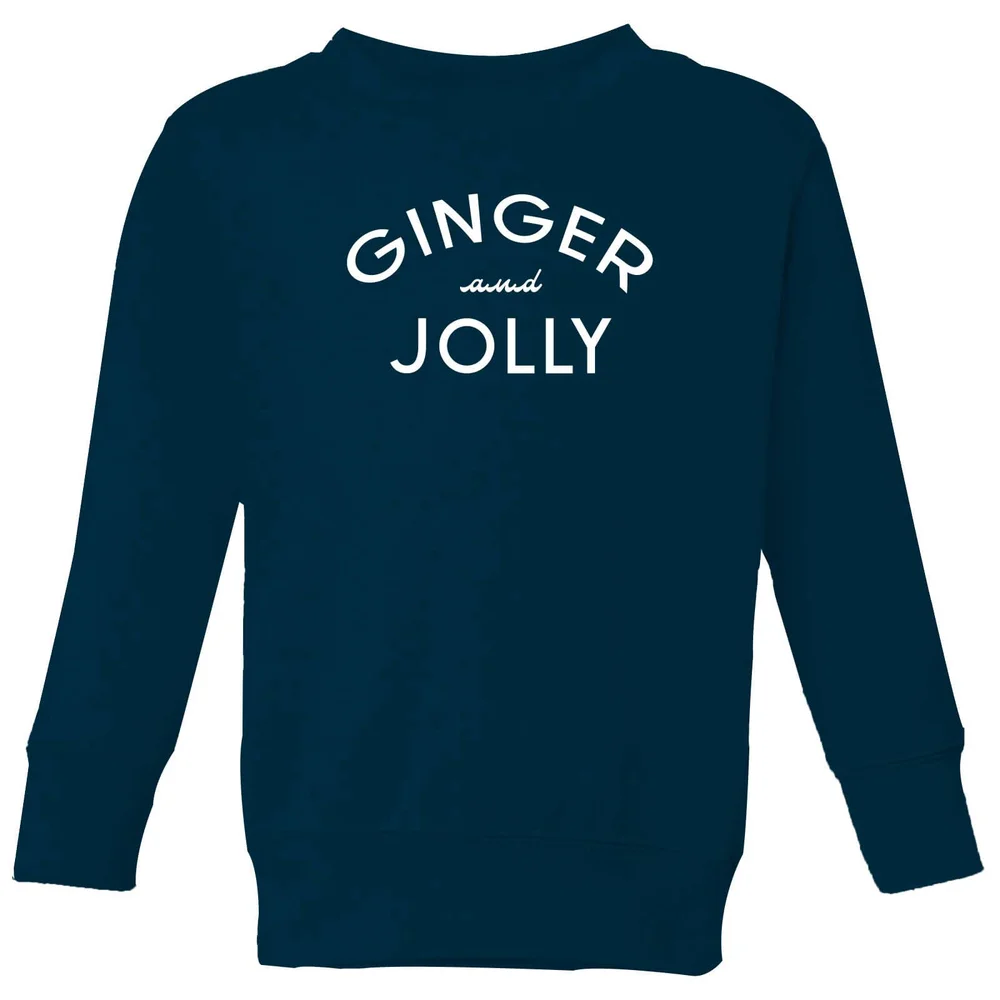 Ginger and Jolly Kids' Christmas Sweatshirt - Navy - 98/104 (3-4 jaar) Afbeelding 1
