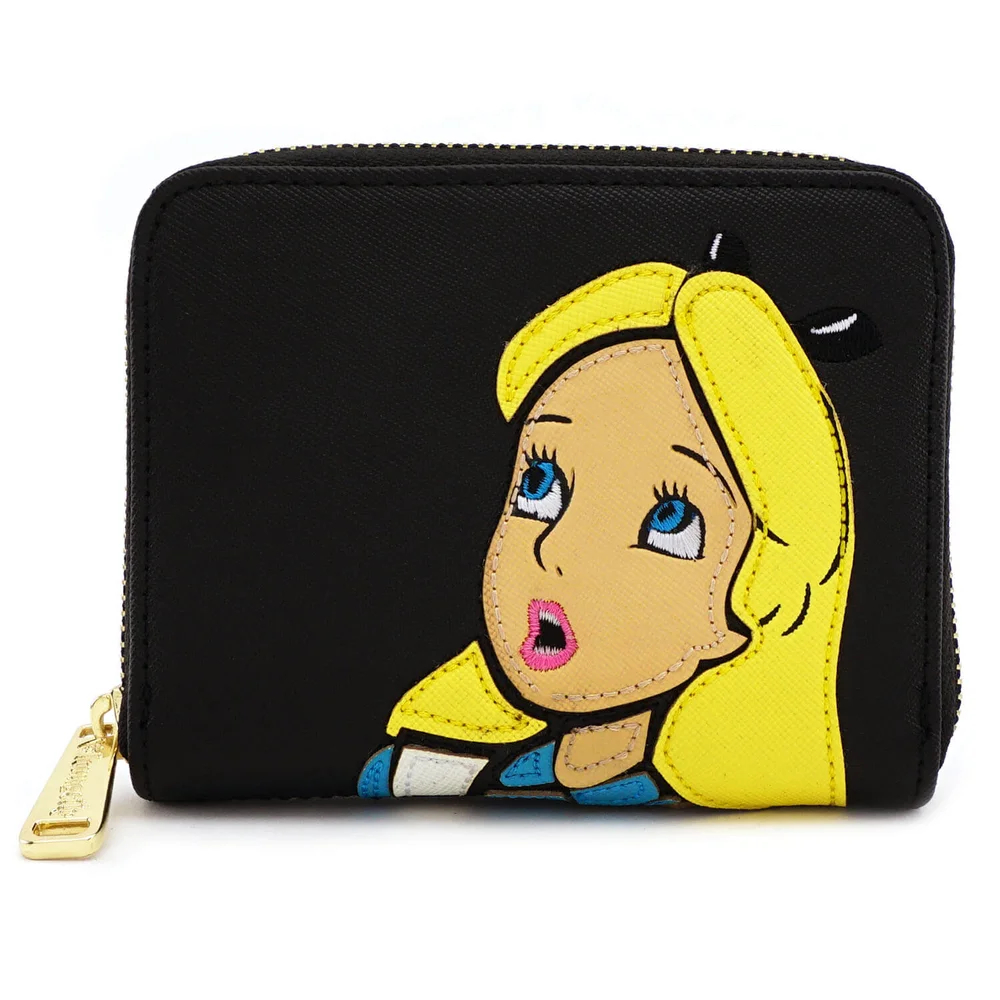 Loungefly Disney Alice in Wonderland Surprised Zip Around Wallet Afbeelding 1