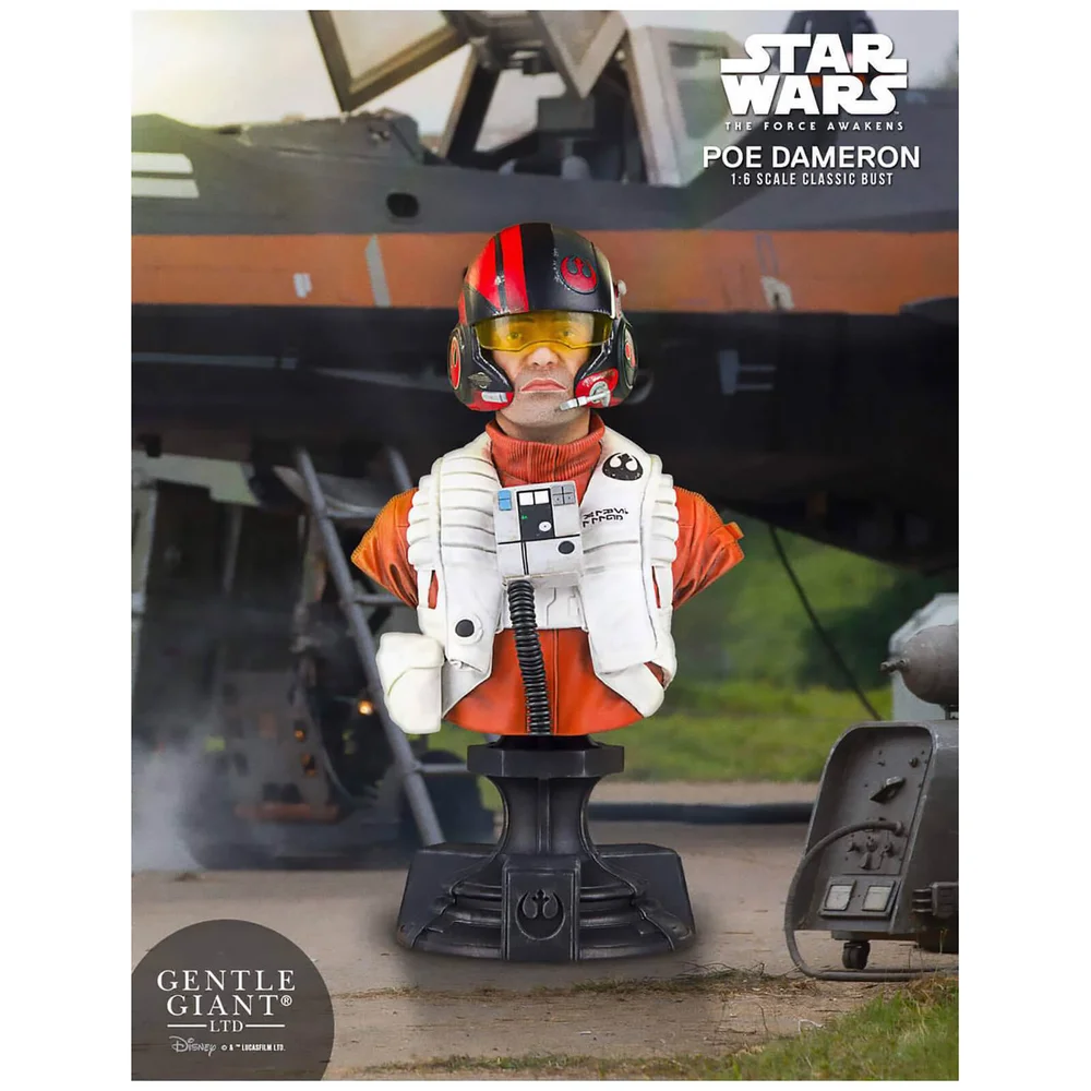 Gentle Giant Star Wars: Episode VII Poe Dameron buste schaal van 1:6 - PGM Exclusive (16 cm) Afbeelding 1