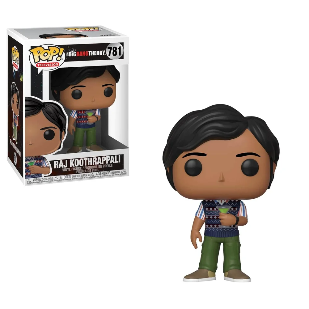 Big Bang Theory Raj Pop! Vinylfiguur Afbeelding 1