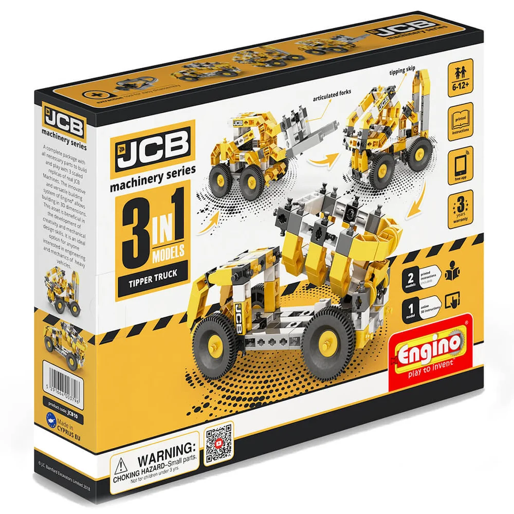 Engino JCB Tipper Truck Afbeelding 1